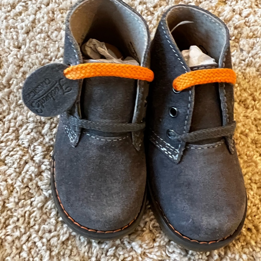FootMates Kids Shoes in Blue and Orange